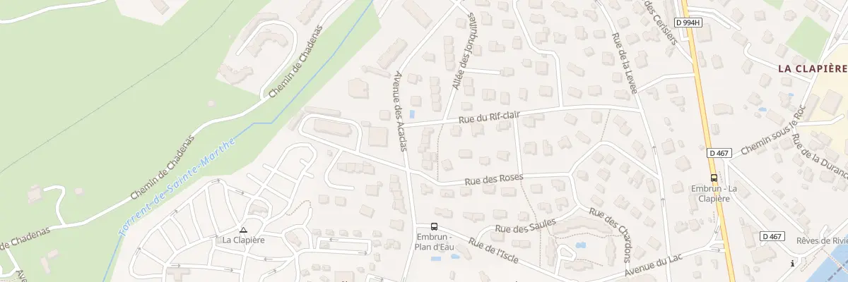Plan du 8 Av des Acacias à Embrun