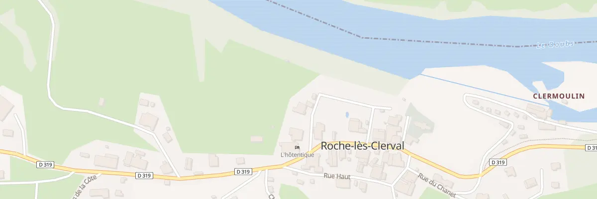 Plan du 3 Rue de la Fromagerie à Roche-lès-Clerval