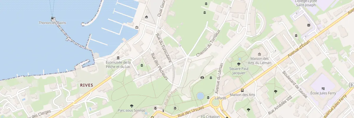 Plan du 16 Rue de Naples à Thonon-les-Bains