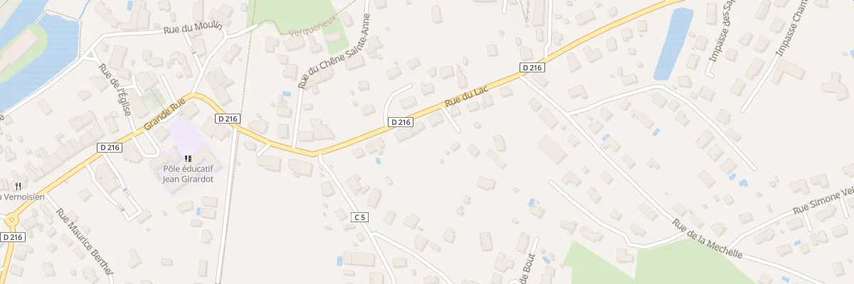 Plan du 40 Rue du Lac à Magny-Vernois