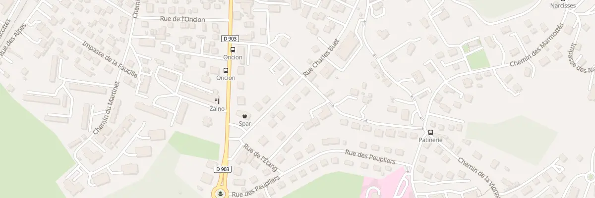 Plan du 4 Rue de Lattre de Tassigny à Thonon-les-Bains