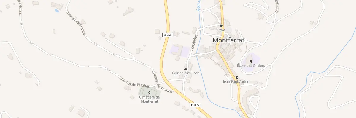 Plan du 5097 Saint Roch à Montferrat