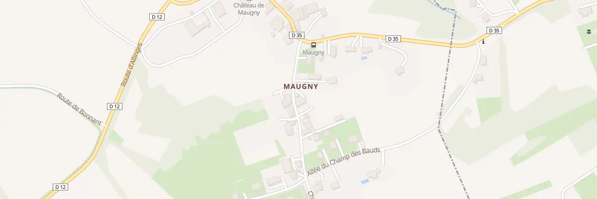 Plan du 99 Rte de Maugny à Draillant