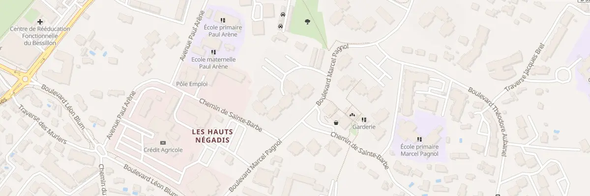 Plan du 277 Bd Marcel Pagnol à Draguignan