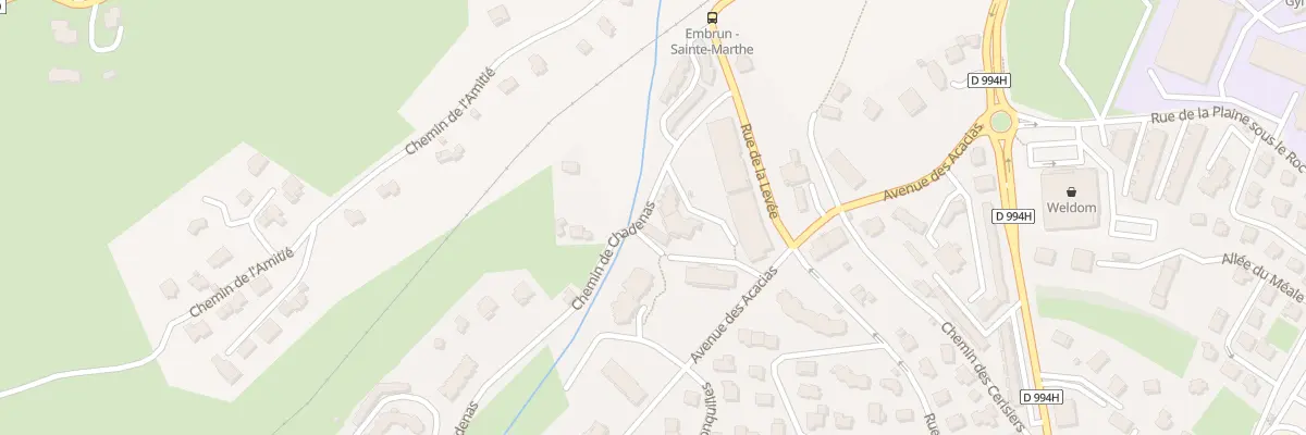 Plan du 3 Che de Chadenas à Embrun