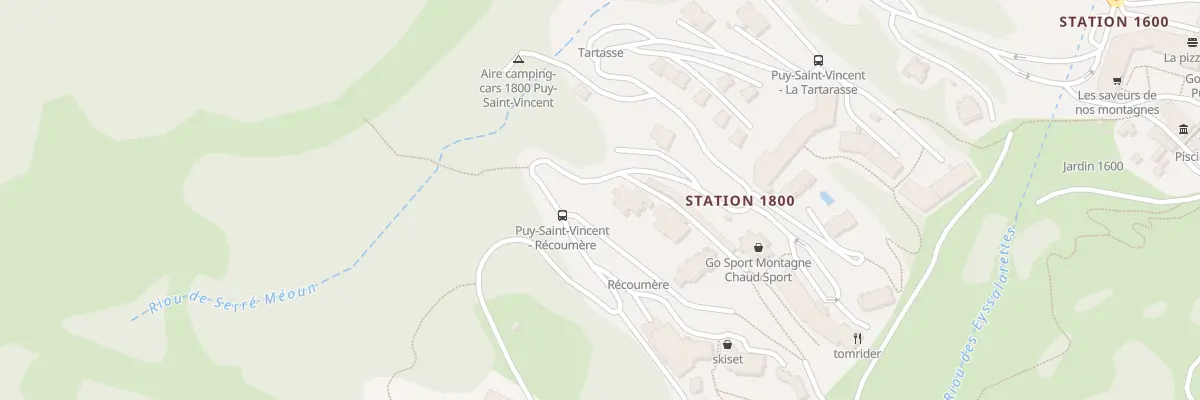 Plan du 20 Rue des Gentianes à Puy-Saint-Vincent