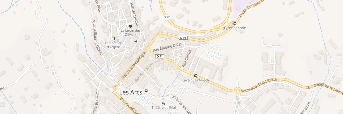 Plan du 1 Rue du Midi aux Arcs