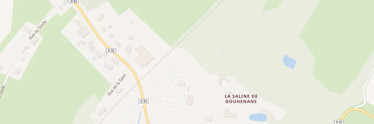 Plan du 13B Rue de la Saline à Gouhenans