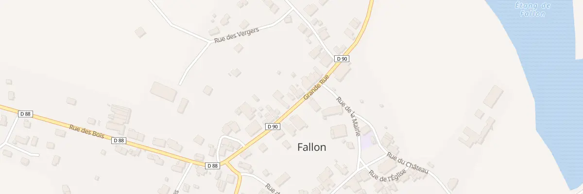 Plan du 14 Gr Grande Rue à Fallon