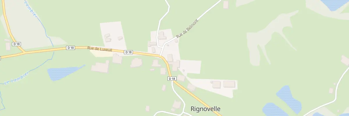Plan du 8 Rue de Luxeuil à Rignovelle