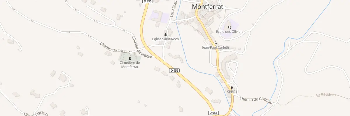 Plan du 7 Che Saint Roch à Montferrat