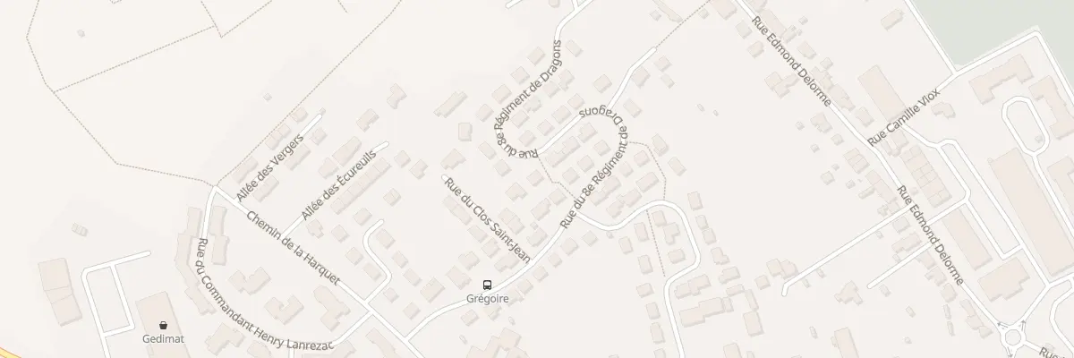 Plan du 33 Rue du 8e Regiment de Dragons à Lunéville