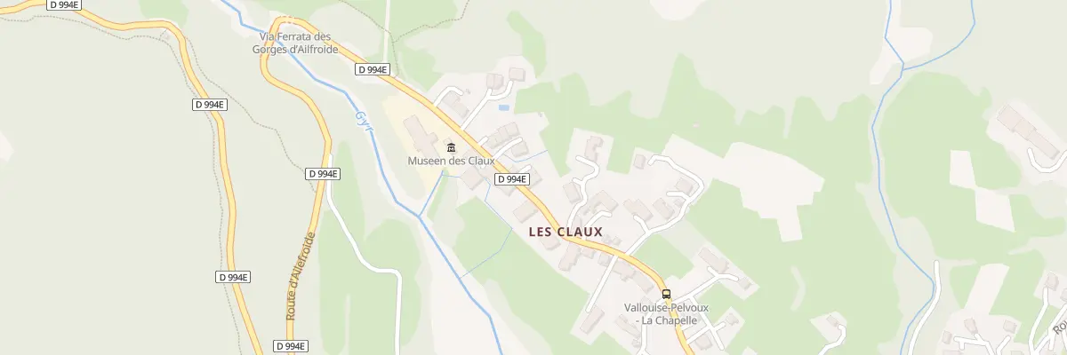 Plan du 3720 Rte de Pelvoux à Vallouise-Pelvoux