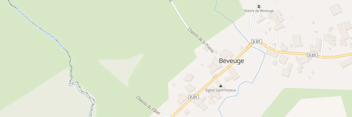 Plan du 10 Grande Rue à Beveuge