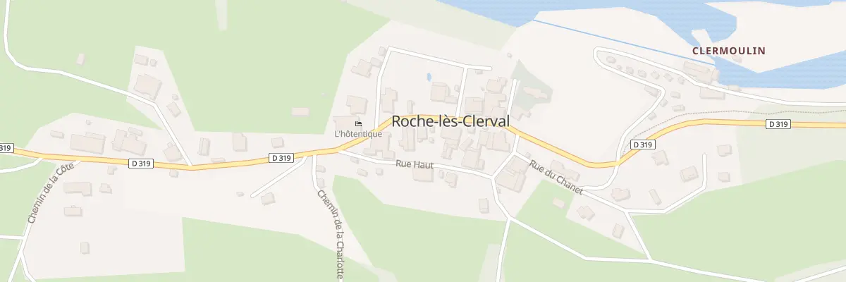 Plan du 5 Rue Principale à Roche-lès-Clerval