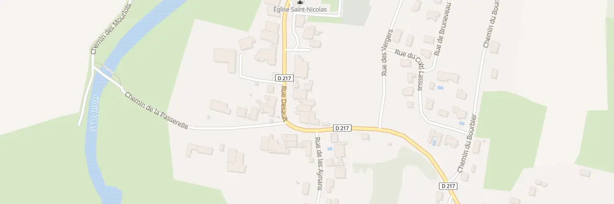 Plan du 37 Rue Desault à Vouhenans