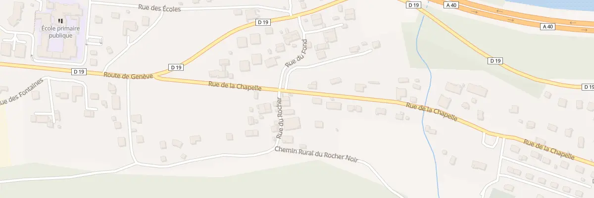 Plan du 947 Rue de la Chapelle à Vougy