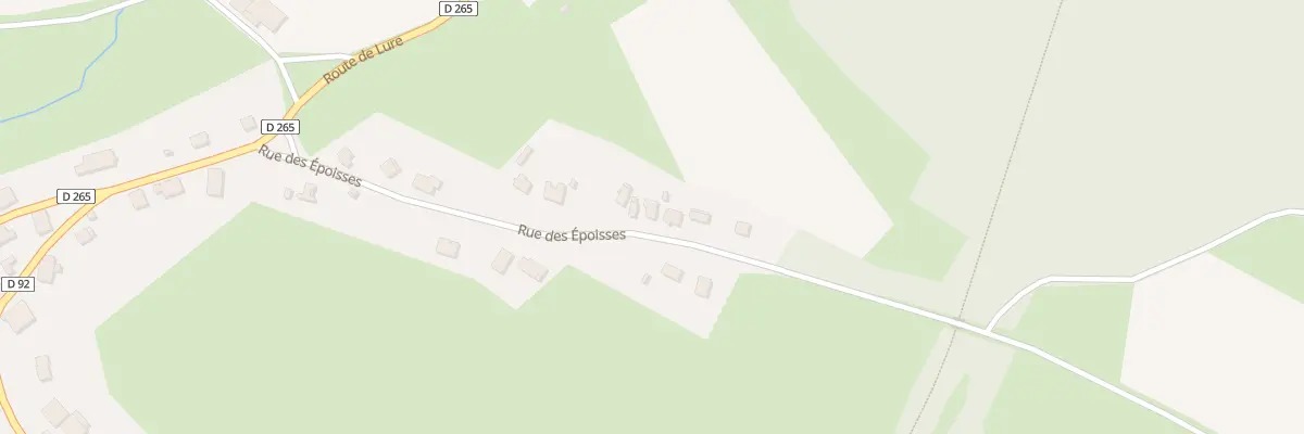 Plan du 13 Rue des Epoisses à Gouhenans