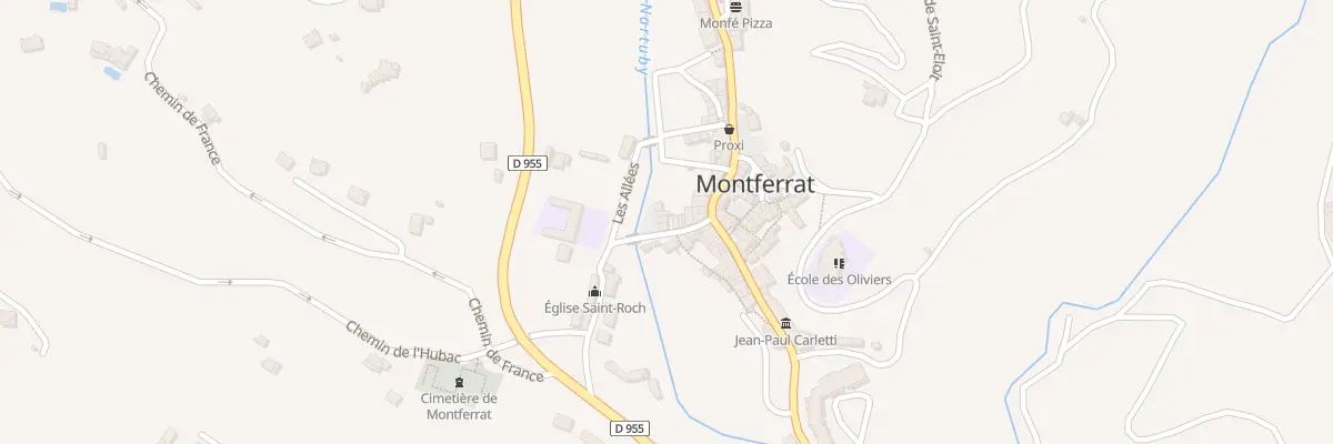 Plan du 2 Pl Mirabeau à Montferrat