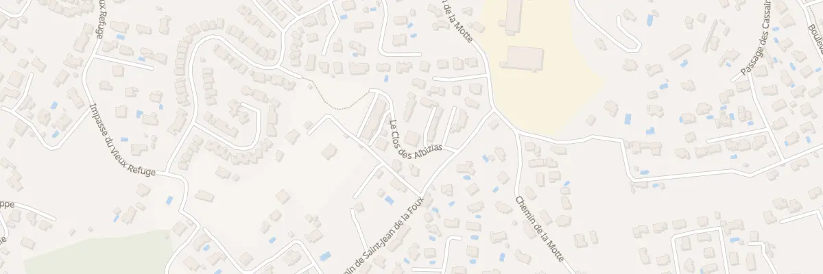 Plan du 9001 Che de Saint Jean la Foux à Draguignan