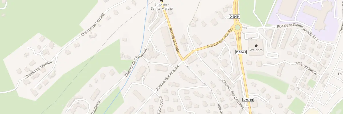Plan du 21 Rue de la Levée à Embrun