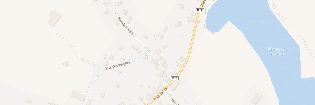 Plan du 10 Rue de la Velle à Fallon