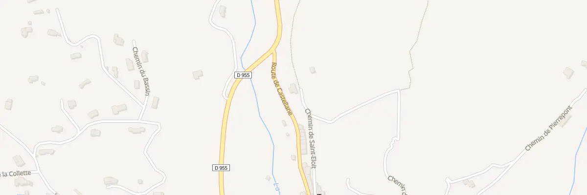 Plan du 24 Rte de Castellane à Montferrat