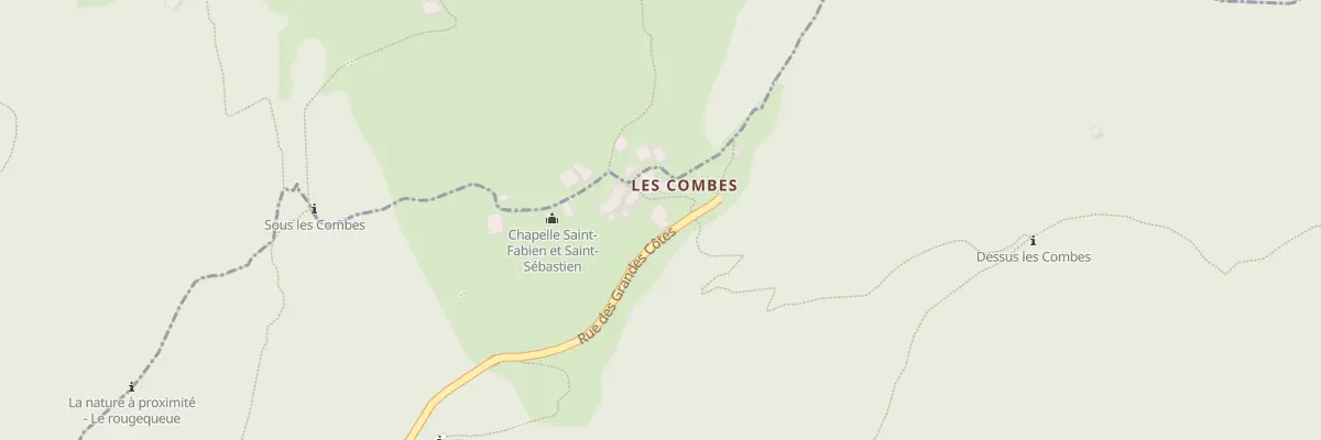 Plan du 5034B Les Combes à Valmeinier
