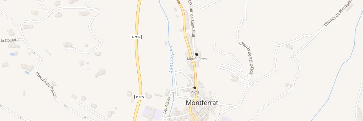 Plan du 3B Rte de Castellane à Montferrat