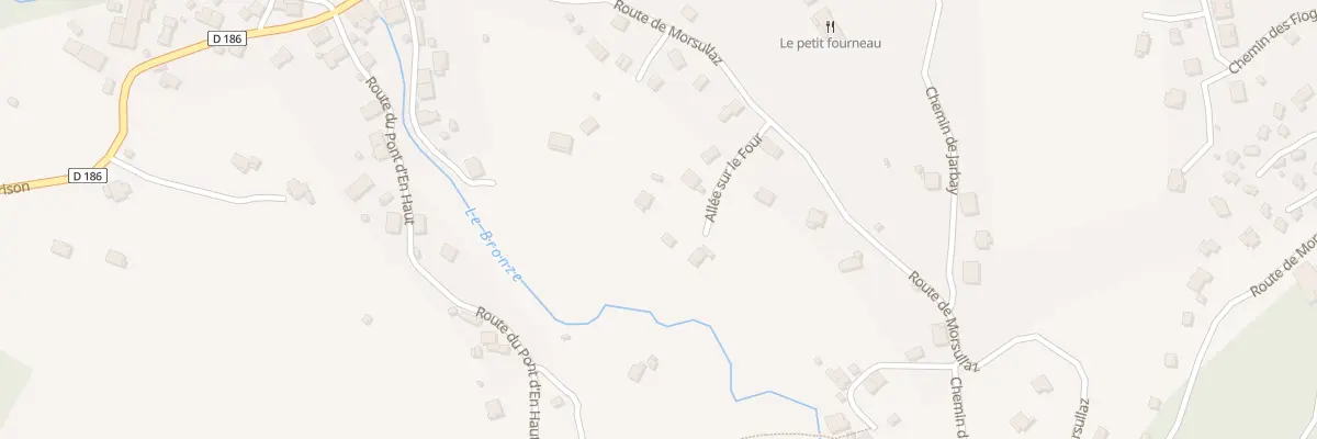Plan du 80 All sur le Four à Mont-Saxonnex