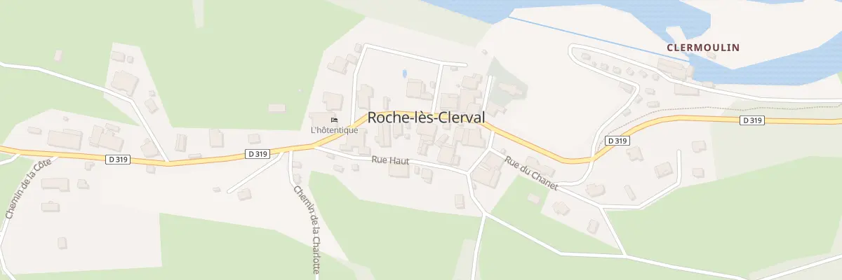 Plan du 3 Rue Principale à Roche-lès-Clerval
