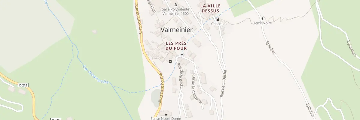 Plan du 206 Rue de la Bécha à Valmeinier