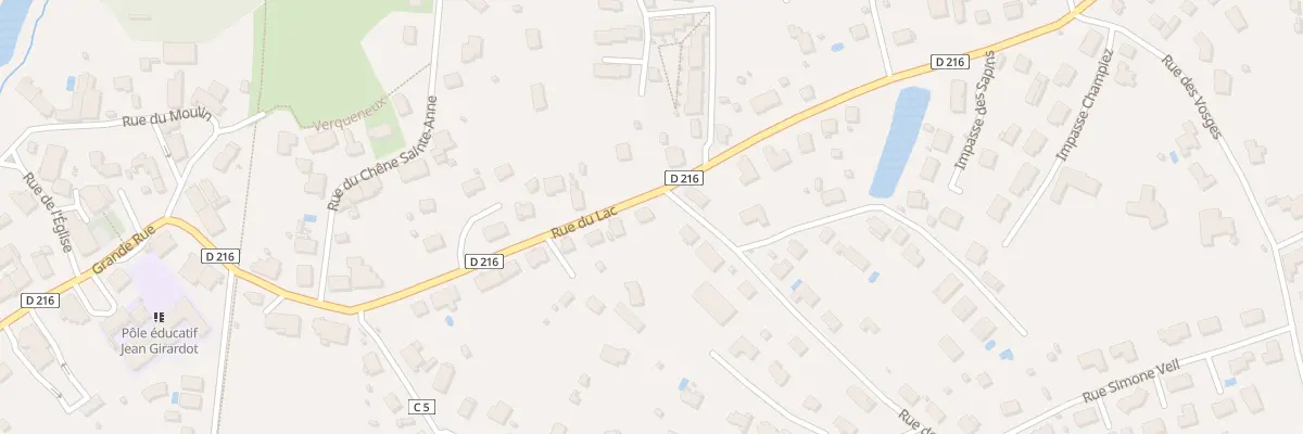 Plan du 30 Rue du Lac à Magny-Vernois