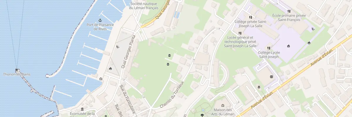 Plan du 9T Che du Tornieux à Thonon-les-Bains