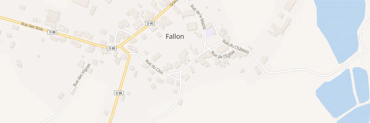 Plan du 3 Rue du Bout Dessus à Fallon