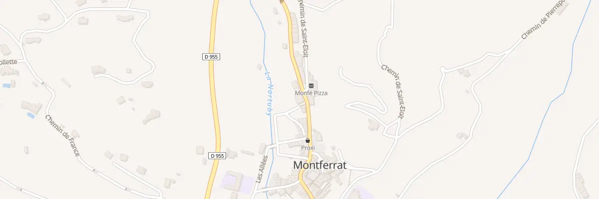 Plan du 1 Rte de Castellane à Montferrat