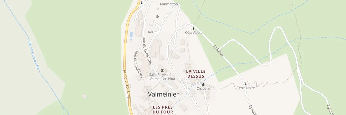 Plan du 252 Rue basse de la Ville-Dessus à Valmeinier