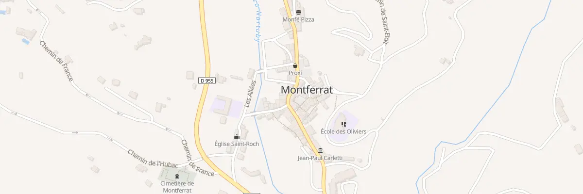 Plan du 18 Rue du Docteur Rayol à Montferrat
