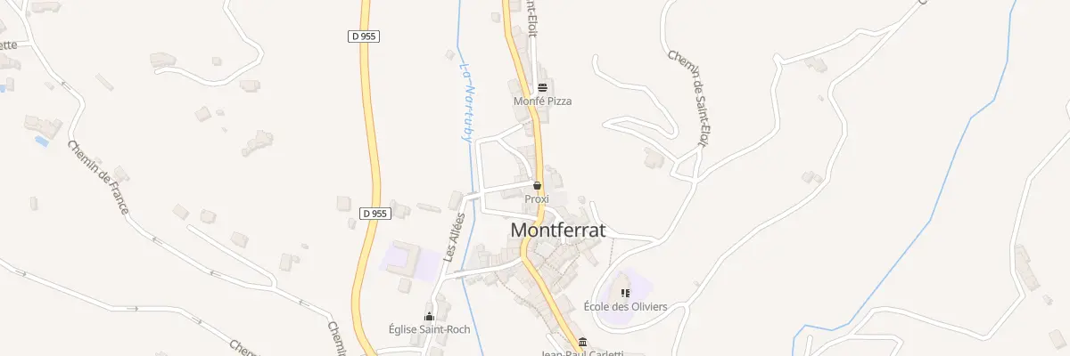 Plan du 55 Rue du Docteur Rayol à Montferrat