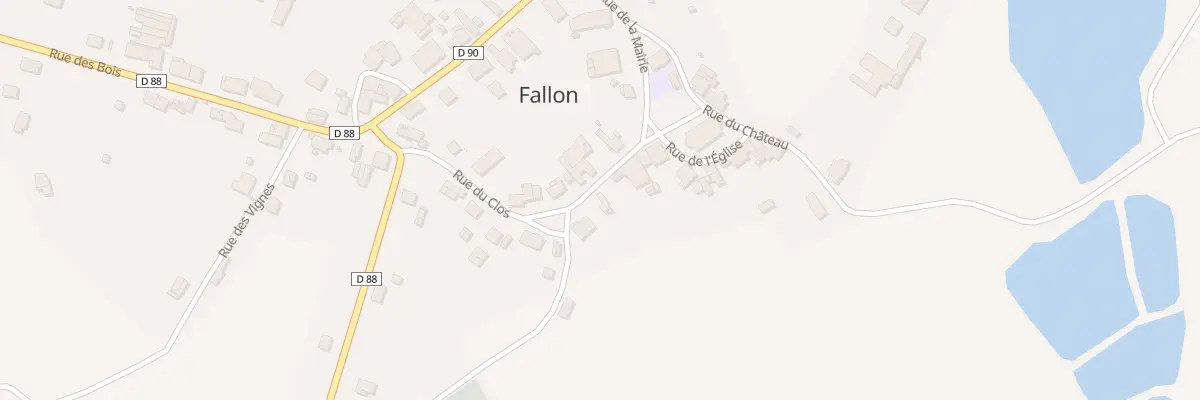 Plan du 4 Rue du Bout Dessus à Fallon