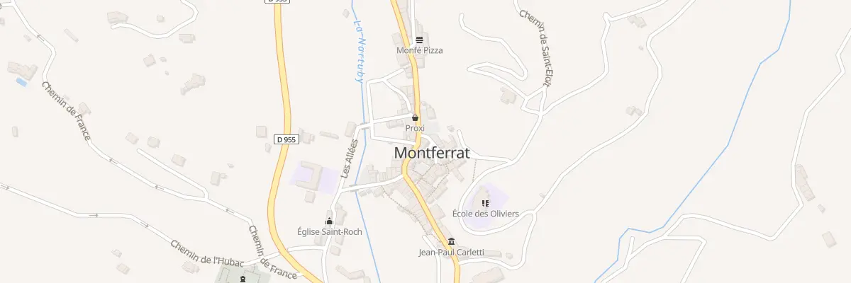 Plan du 1 Pl Gabriel Péri à Montferrat