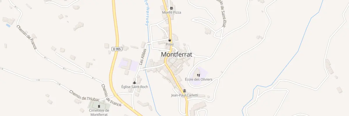 Plan du 3 Rue du Four à Montferrat