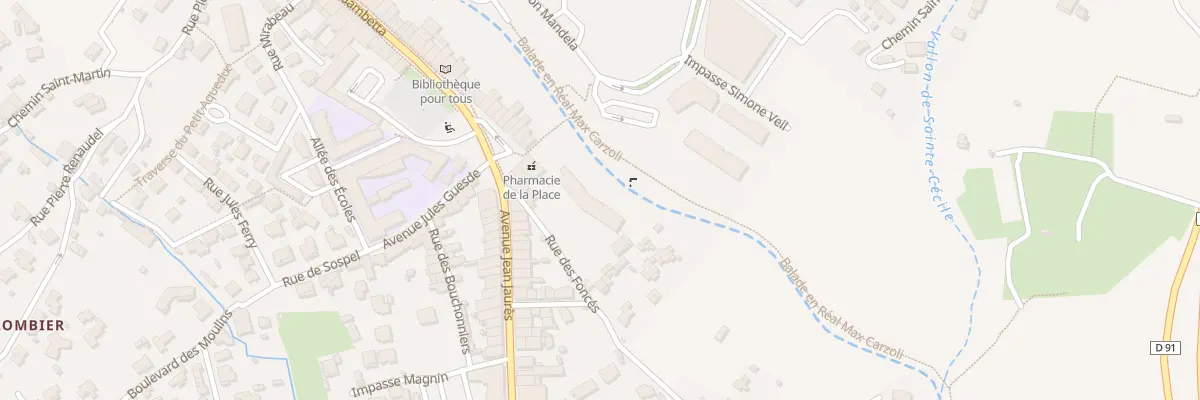 Plan du 66 Rue des Fonces aux Arcs