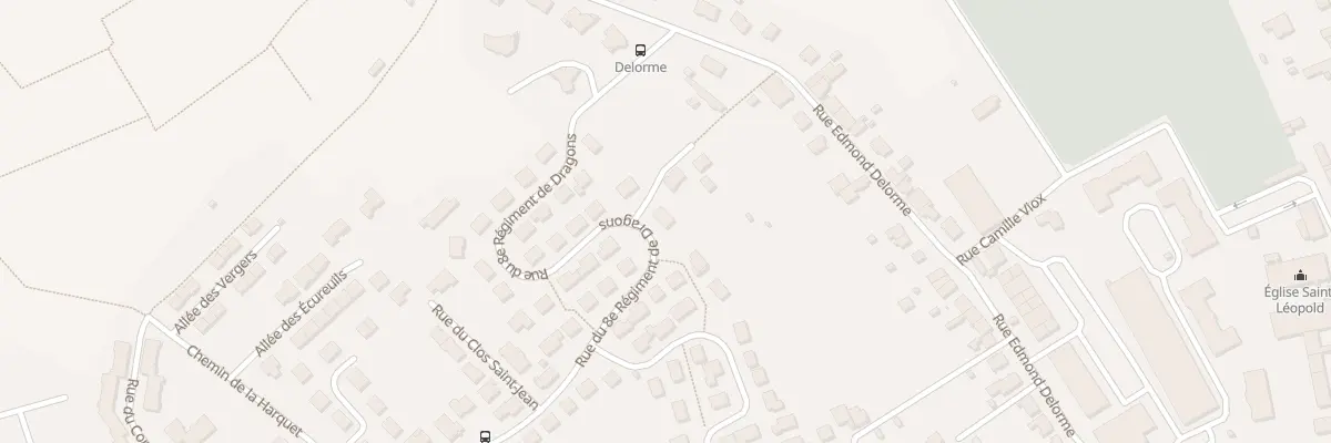 Plan du 28 Rue du 8e Regiment de Dragons à Lunéville