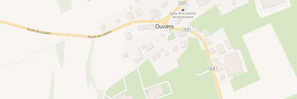 Plan du 6 Rte des Ganaches à Ouvans