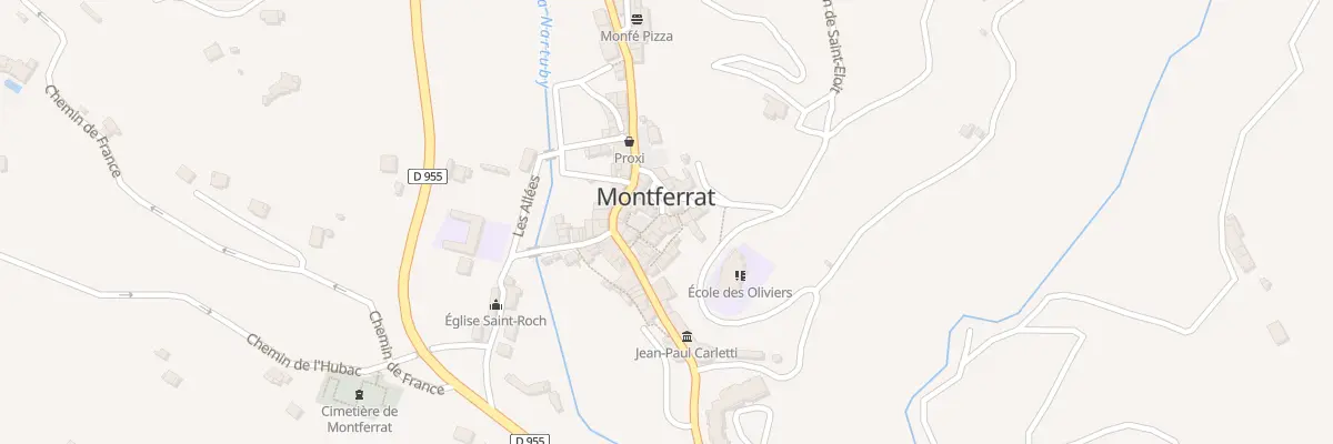 Plan du 6 Rue du Collet à Montferrat