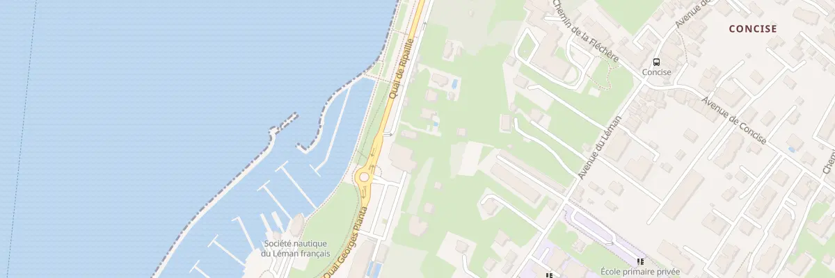 Plan du 3 Quai de Ripaille à Thonon-les-Bains