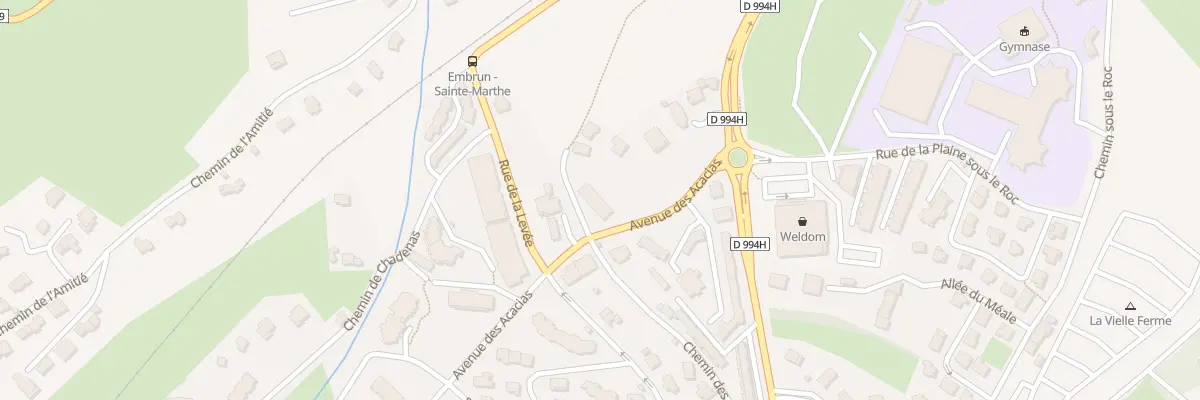 Plan du 29 Av des Acacias à Embrun