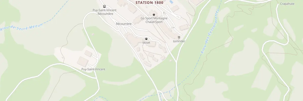 Plan du 104H Rue du Parc aux Etoiles à Puy-Saint-Vincent