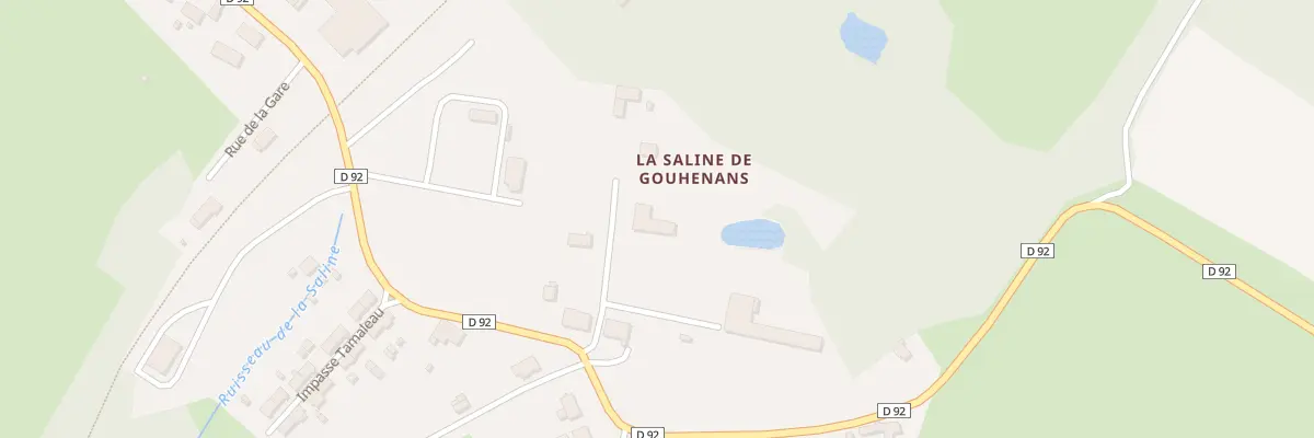 Plan du 23D Rue de la Saline à Gouhenans